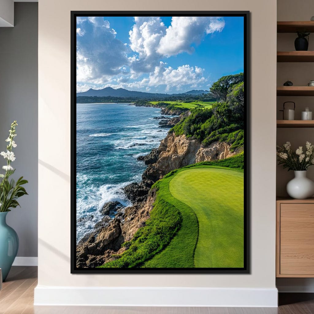 Coastal Greens Harmony Canvas Wall Art