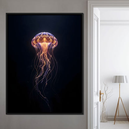 Radiant Deep Abyss Canvas Wall Art