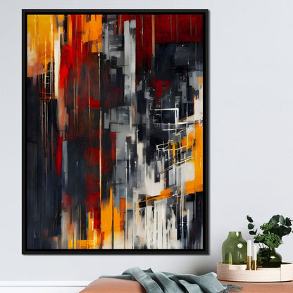 Urban Labyrinth Canvas Wall Art