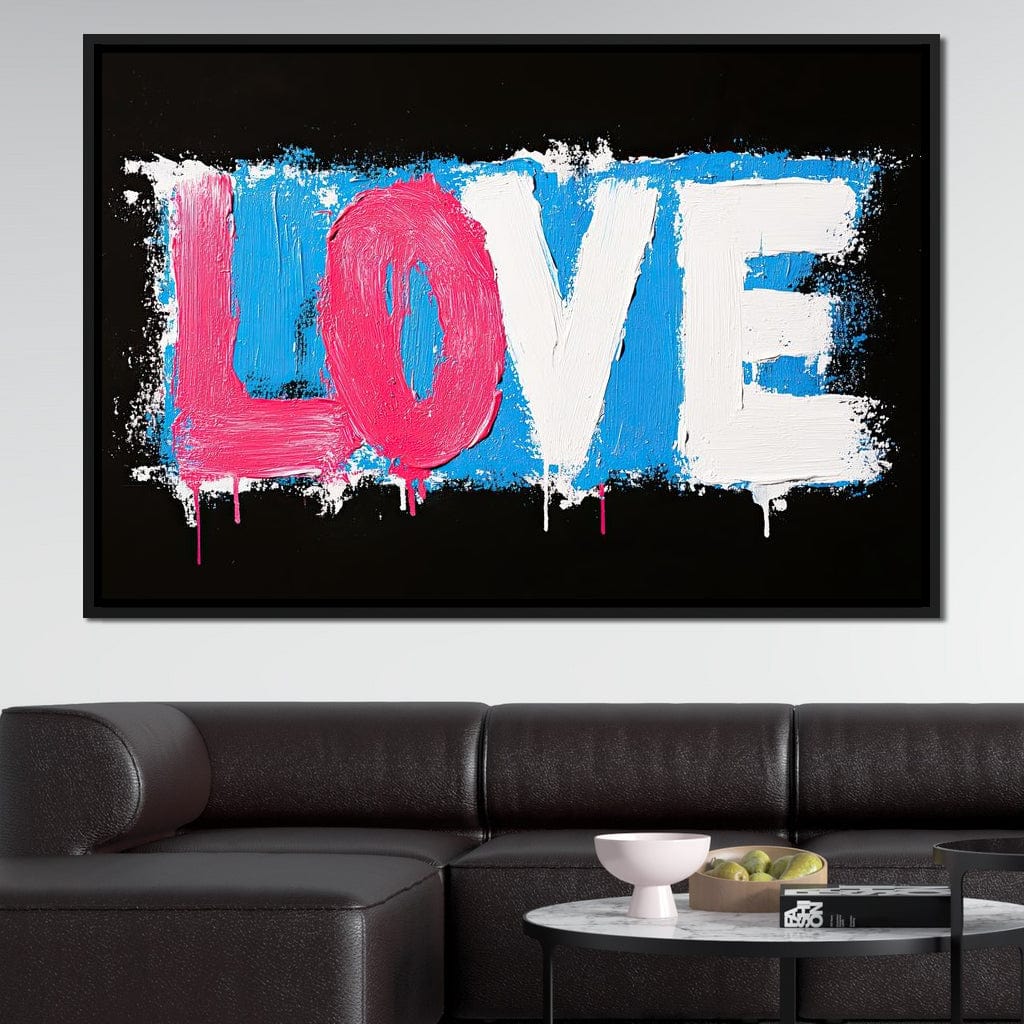 Bold Strokes of Passion Canvas Wall Art