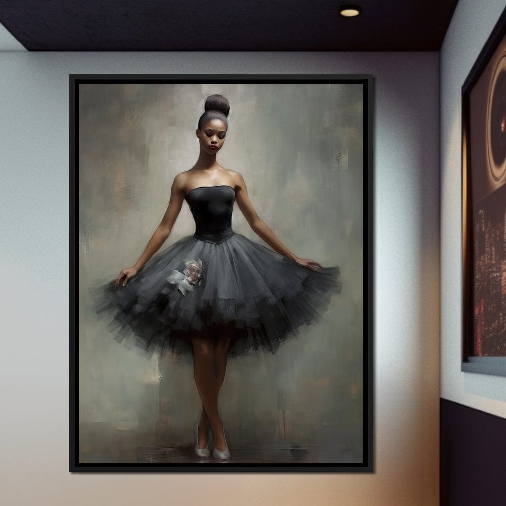 Lovely Ballerina Canvas Wall Art