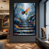 Spectral Flight Ascending Canvas Wall Art
