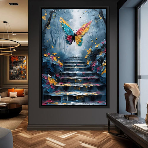 Spectral Flight Ascending Canvas Wall Art