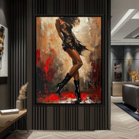 Alluring Legs Rhythm Canvas Wall Art