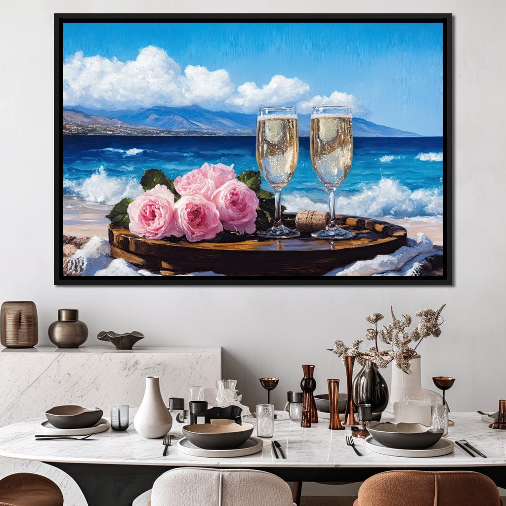 Oceanfront Celebration Bliss Canvas Wall Art