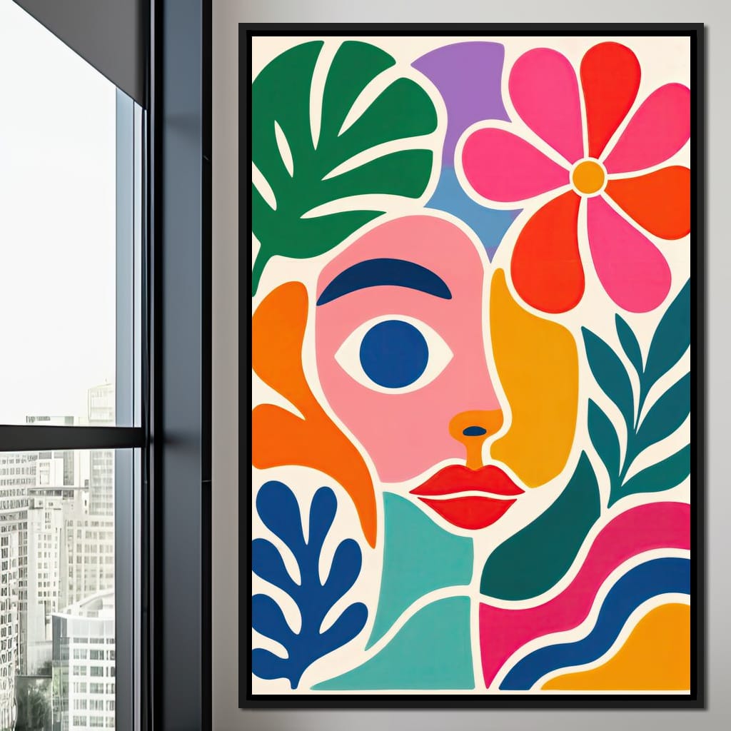 The One Eyed Garden Parade Canvas Wall Art