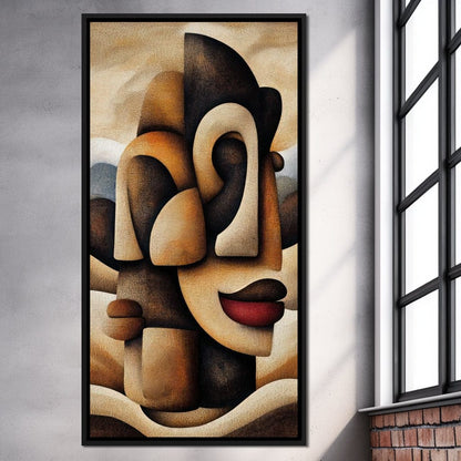 Faces of the Earth Canvas Wall Art