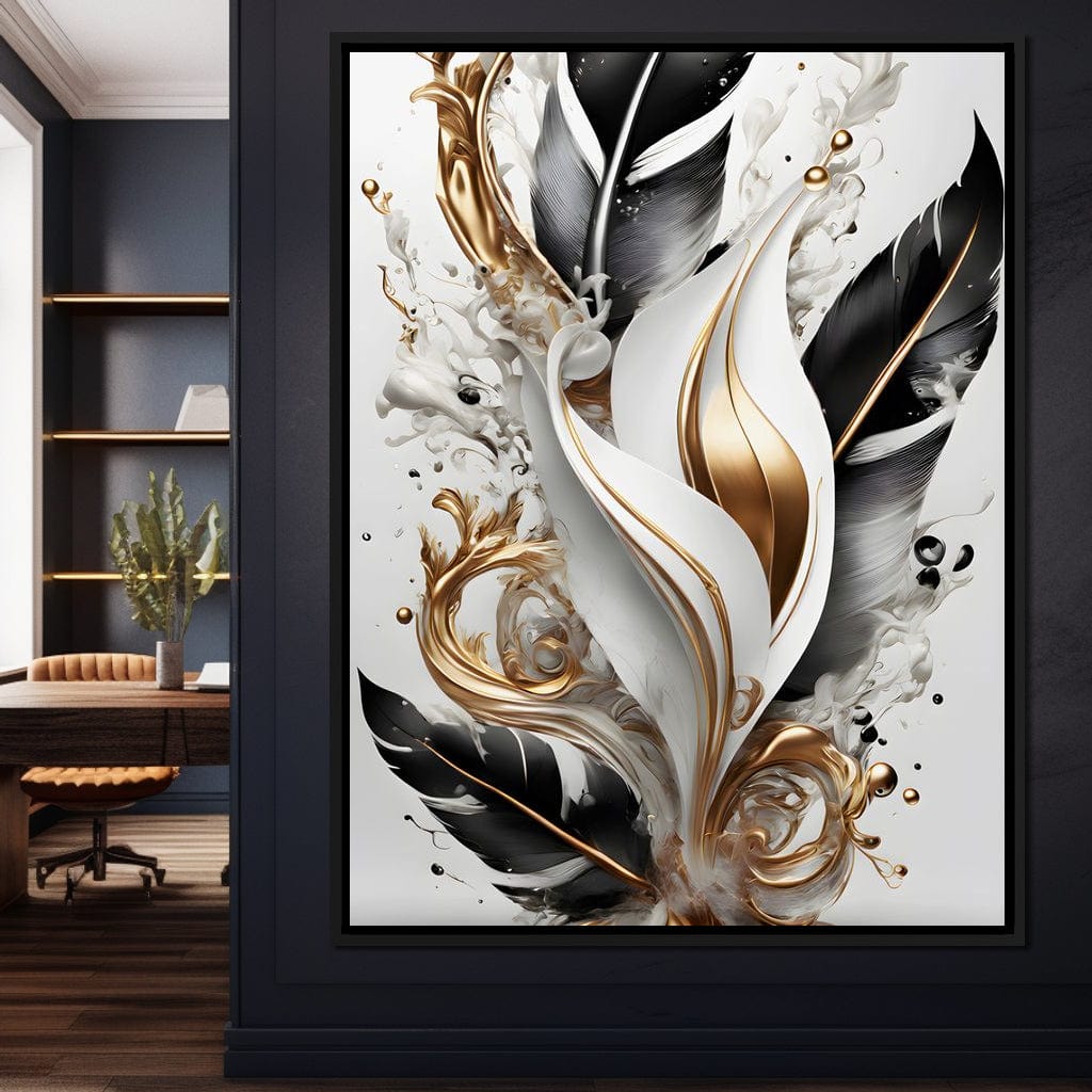 A feather's dream Canvas Wall Art
