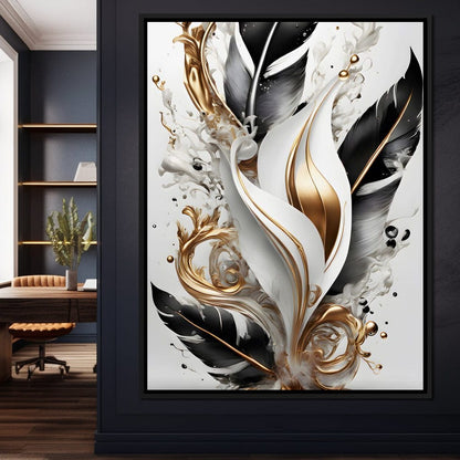 A feather's dream Canvas Wall Art
