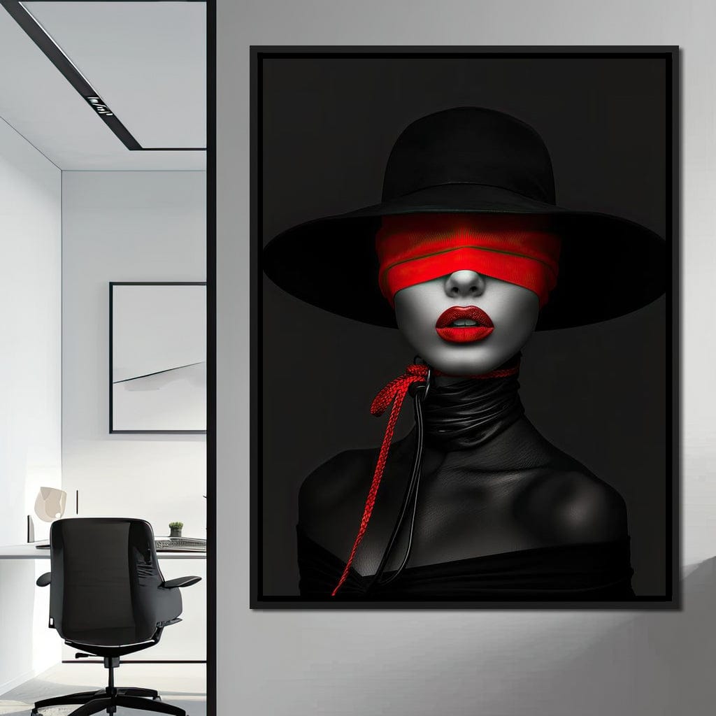 Scarlet Obscura Canvas Wall Art