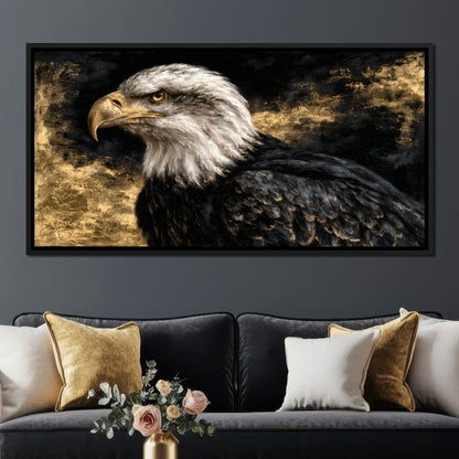Sovereign Spirit Of The Golden Skies Canvas Wall Art