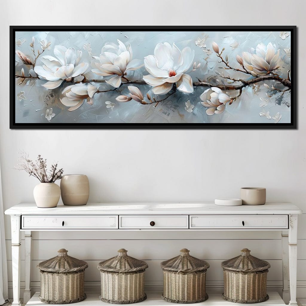 Serene Blossom Symphony Canvas Wall Art