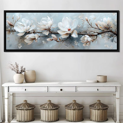 Serene Blossom Symphony Canvas Wall Art