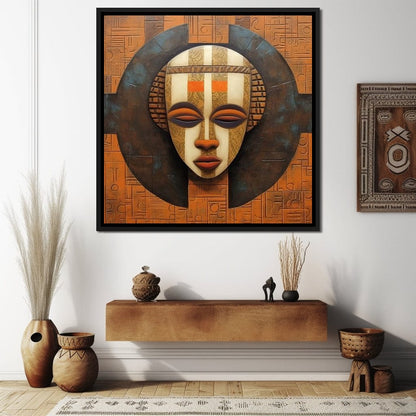 Tribal Mask 12 Canvas Wall Art