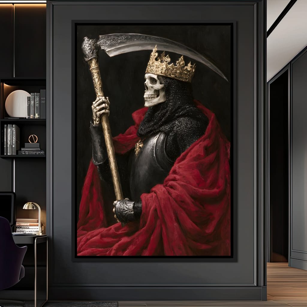 Sovereign Of The Final Harvest Canvas Wall Art