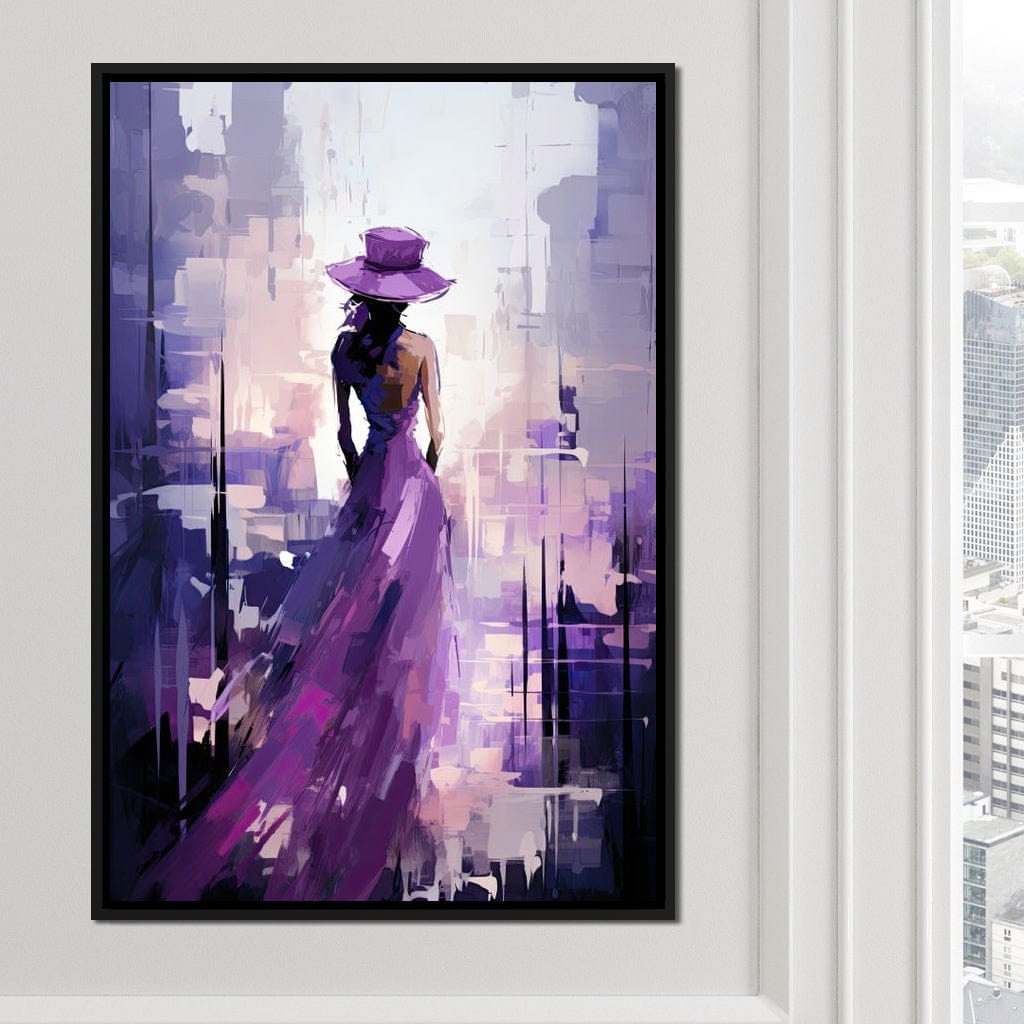 Amethyst Twilight Mystique Canvas Wall Art