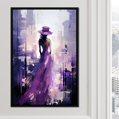 Amethyst Twilight Mystique Canvas Wall Art
