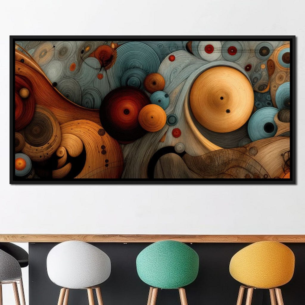 Microcosm Swirl Canvas Wall Art