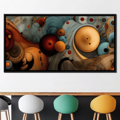 Microcosm Swirl Canvas Wall Art