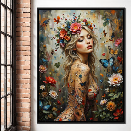 Female Portrait 335 Canvas Wall Art