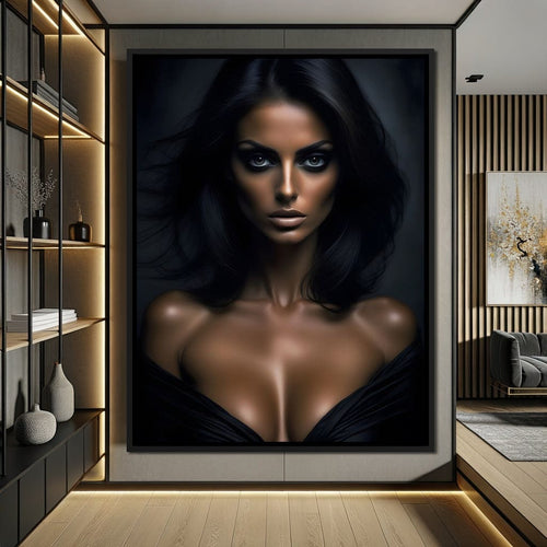 Female Portrait 199 Canvas Wall Art