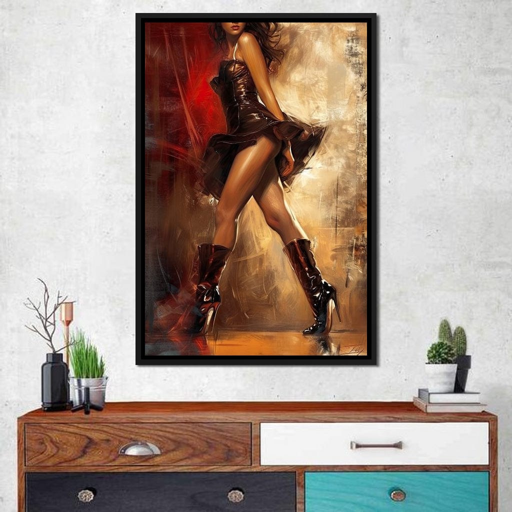Alluring Strides Canvas Wall Art