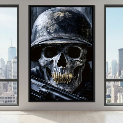 Final Soldier Resting Place Canvas Wall Art