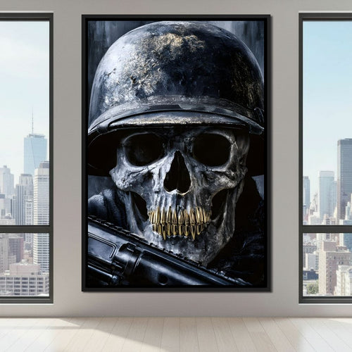 Final Soldier Resting Place Canvas Wall Art