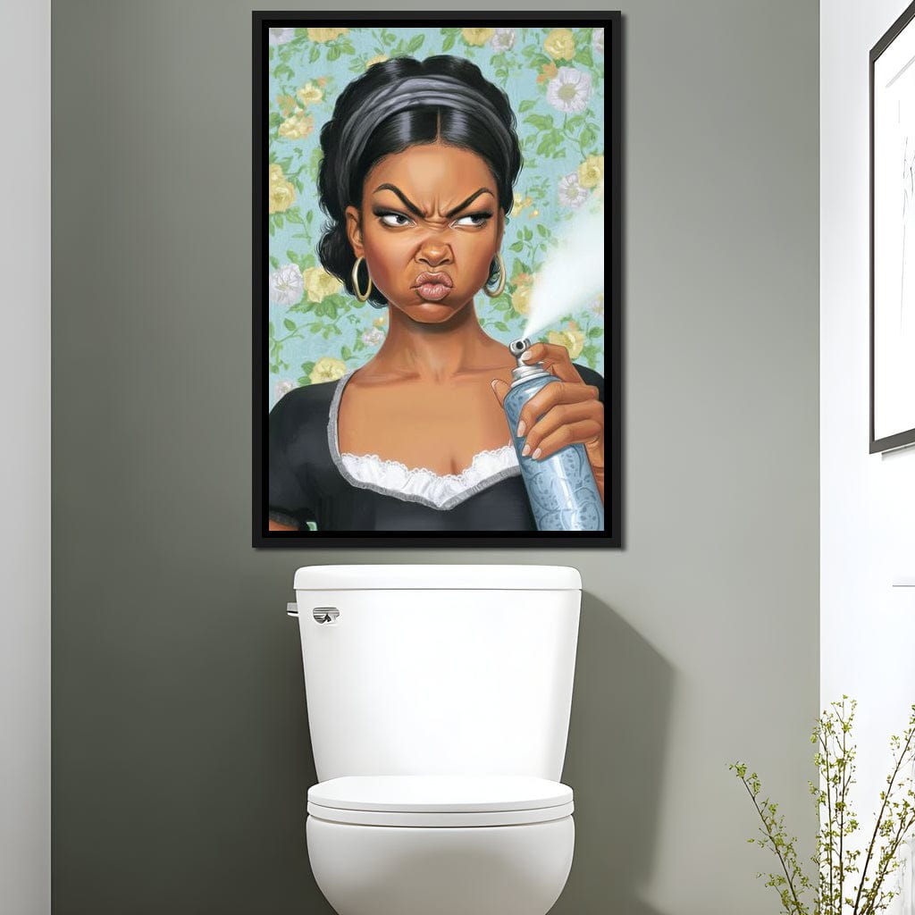Bathroom Spray Canvas Wall Art