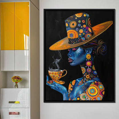 Astral Afternoon Tea Canvas Wall Art