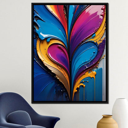 Colorful Love 02 Canvas Wall Art