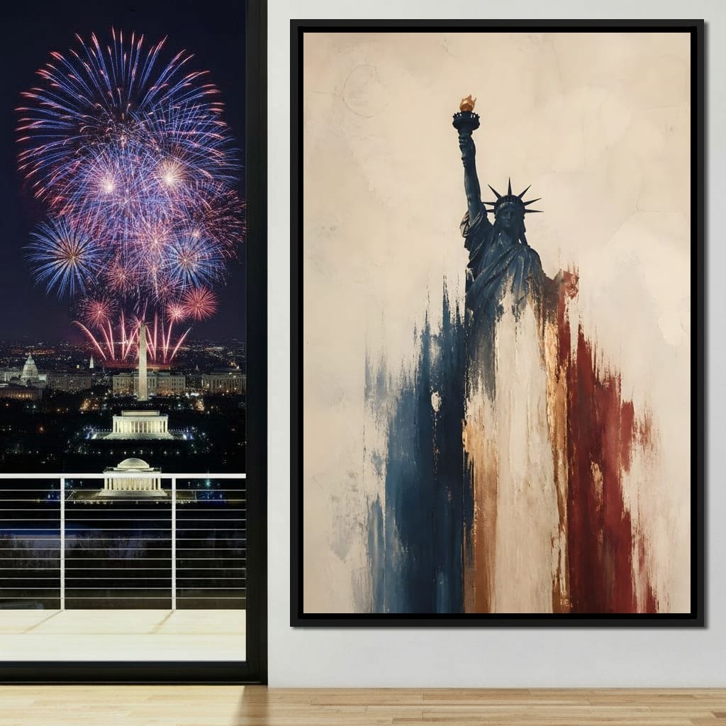 Legacy of the Rising Flame Canvas Wall Art