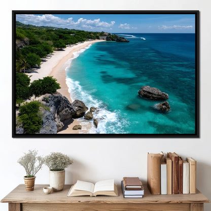 Ocean's Embrace Tranquility Canvas Wall Art