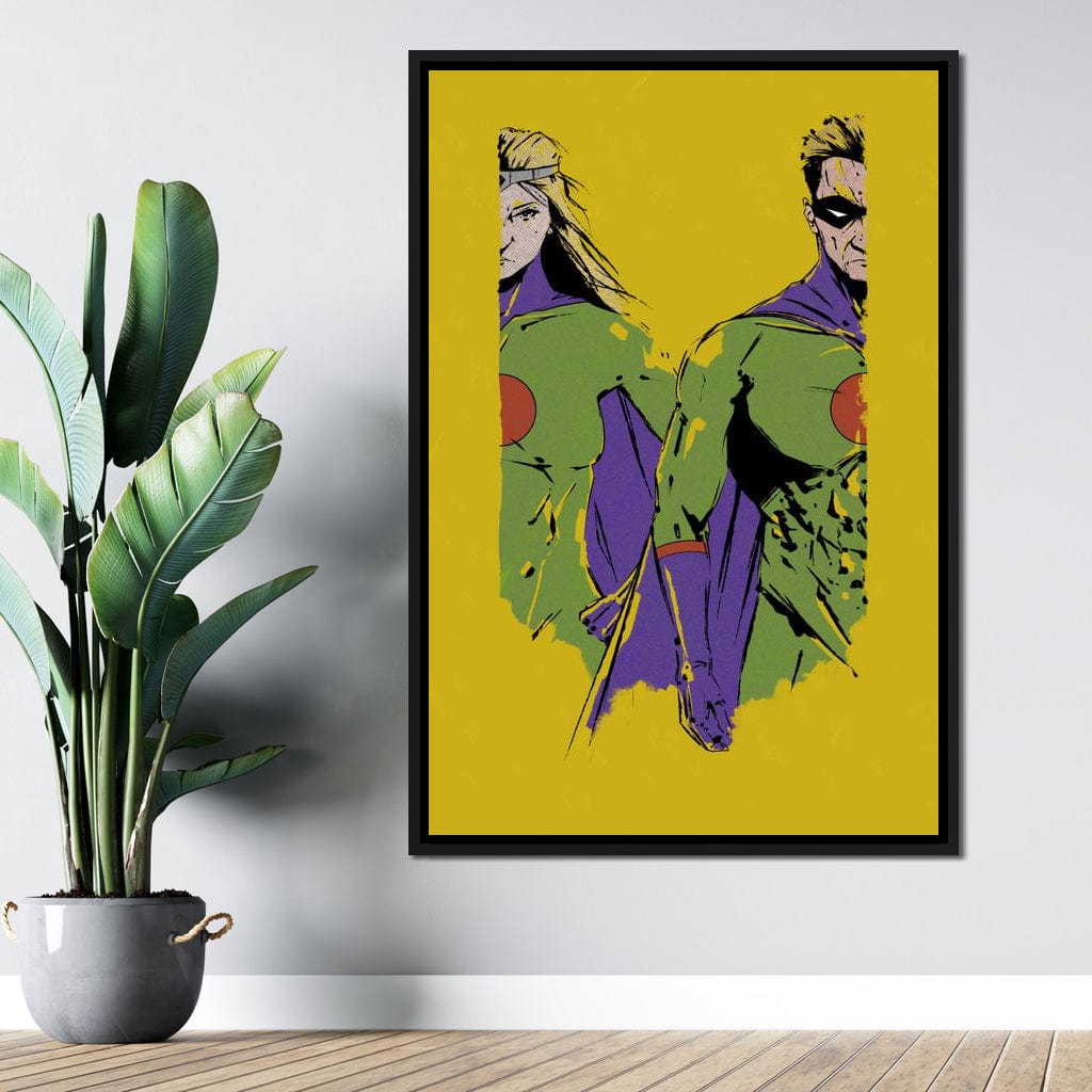 Superheroes Canvas Wall Art