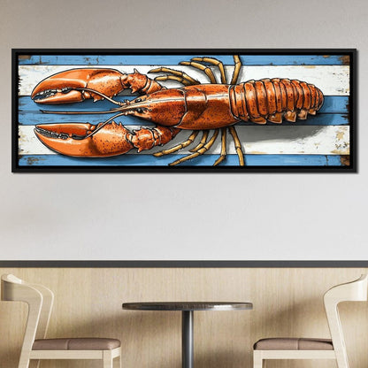 Oceanic Lobster Delight Canvas Wall Art
