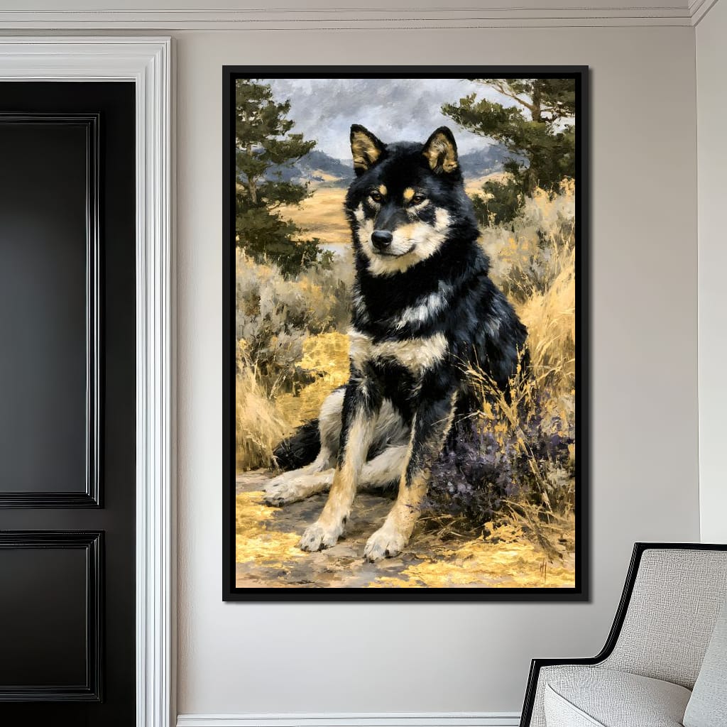 Lone Sentinel of the High Plains Canvas Wall Art