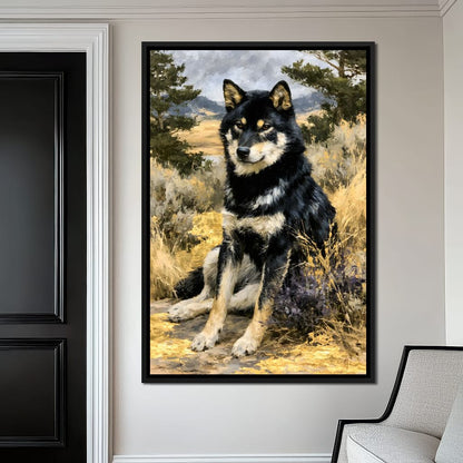 Lone Sentinel of the High Plains Canvas Wall Art