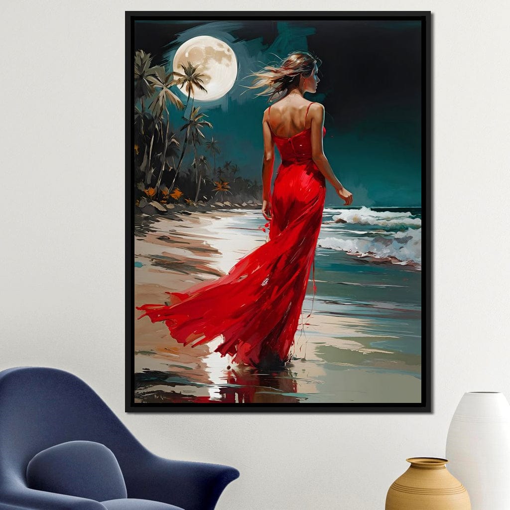 Female Portrait 062 Canvas Wall Art