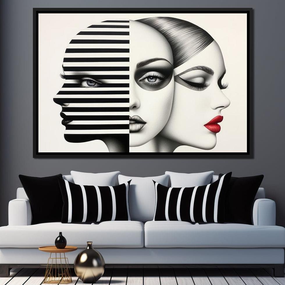 Fragments of Elegance Canvas Wall Art
