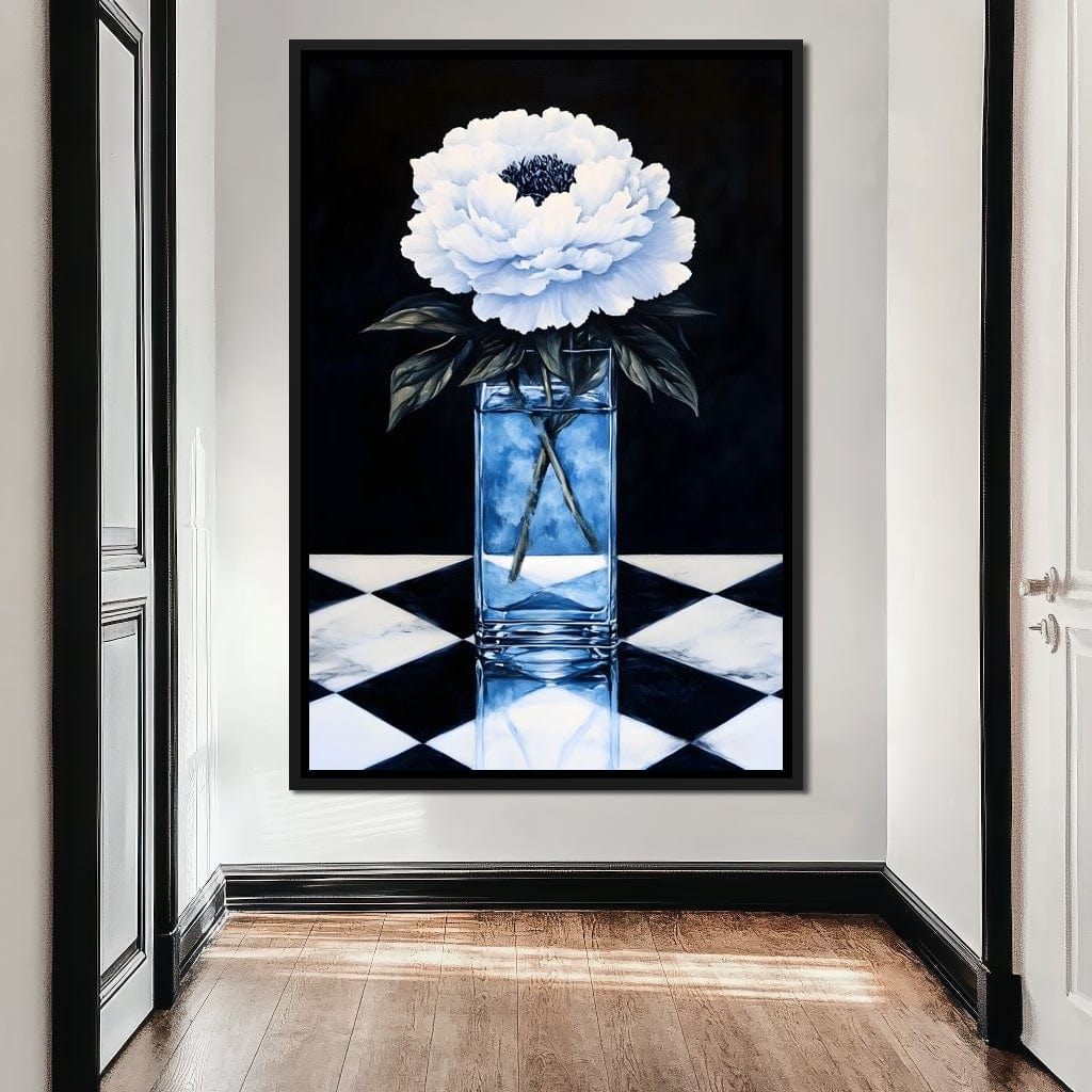 Dream Petals in Glass Enclave Canvas Wall Art