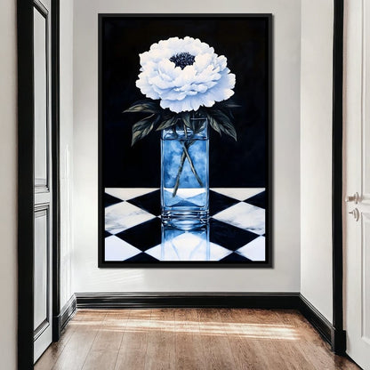Dream Petals in Glass Enclave Canvas Wall Art