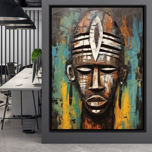 Tribal Mask 18 Canvas Wall Art