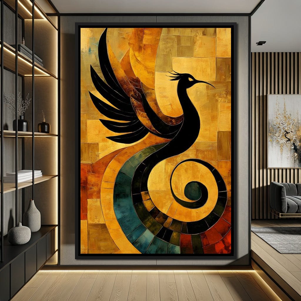 Phoenix Radiance Harmony Canvas Wall Art