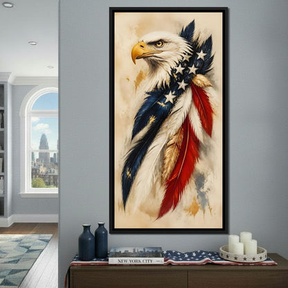 Sovereign Flight Of Freedom Canvas Wall Art
