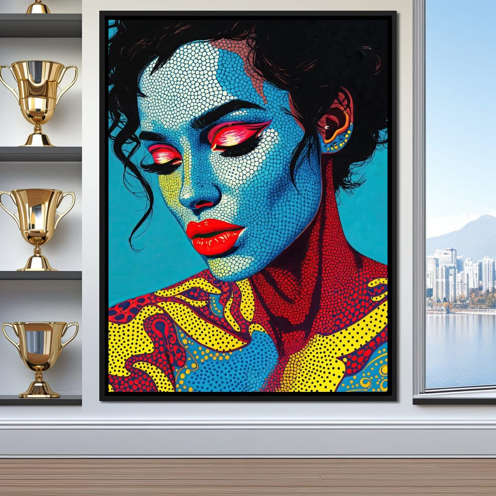 Abstract Seduction Canvas Wall Art