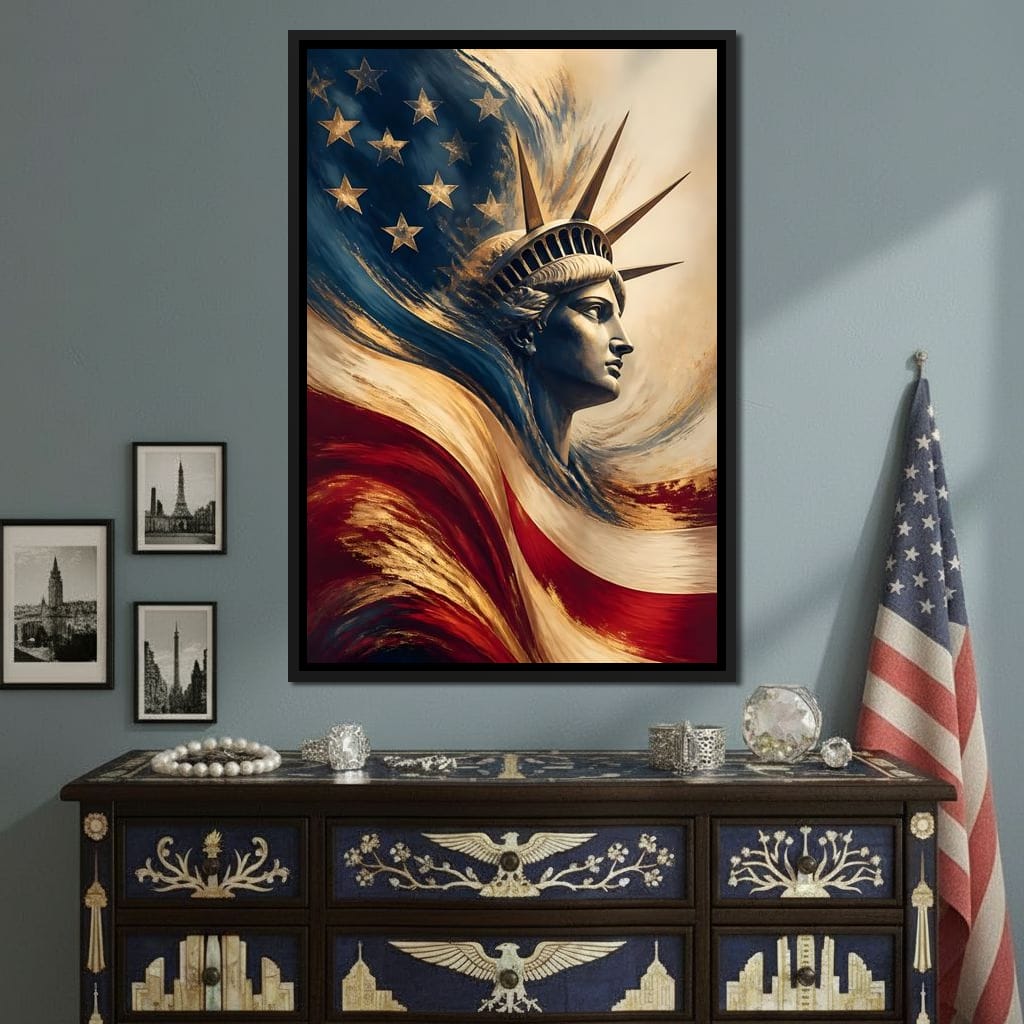 Liberty Rising Canvas Wall Art