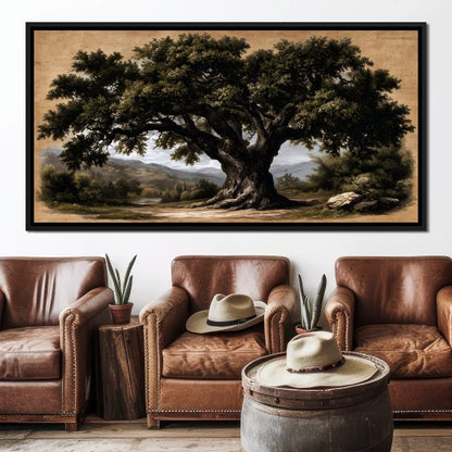 Guardian of the Ancient Hollow Canvas Wall Art