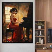 Female Portrait 345 Canvas Wall Art