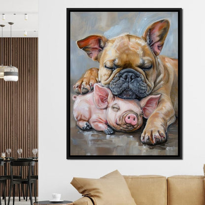 Slumber Buddies Naptime Canvas Wall Art