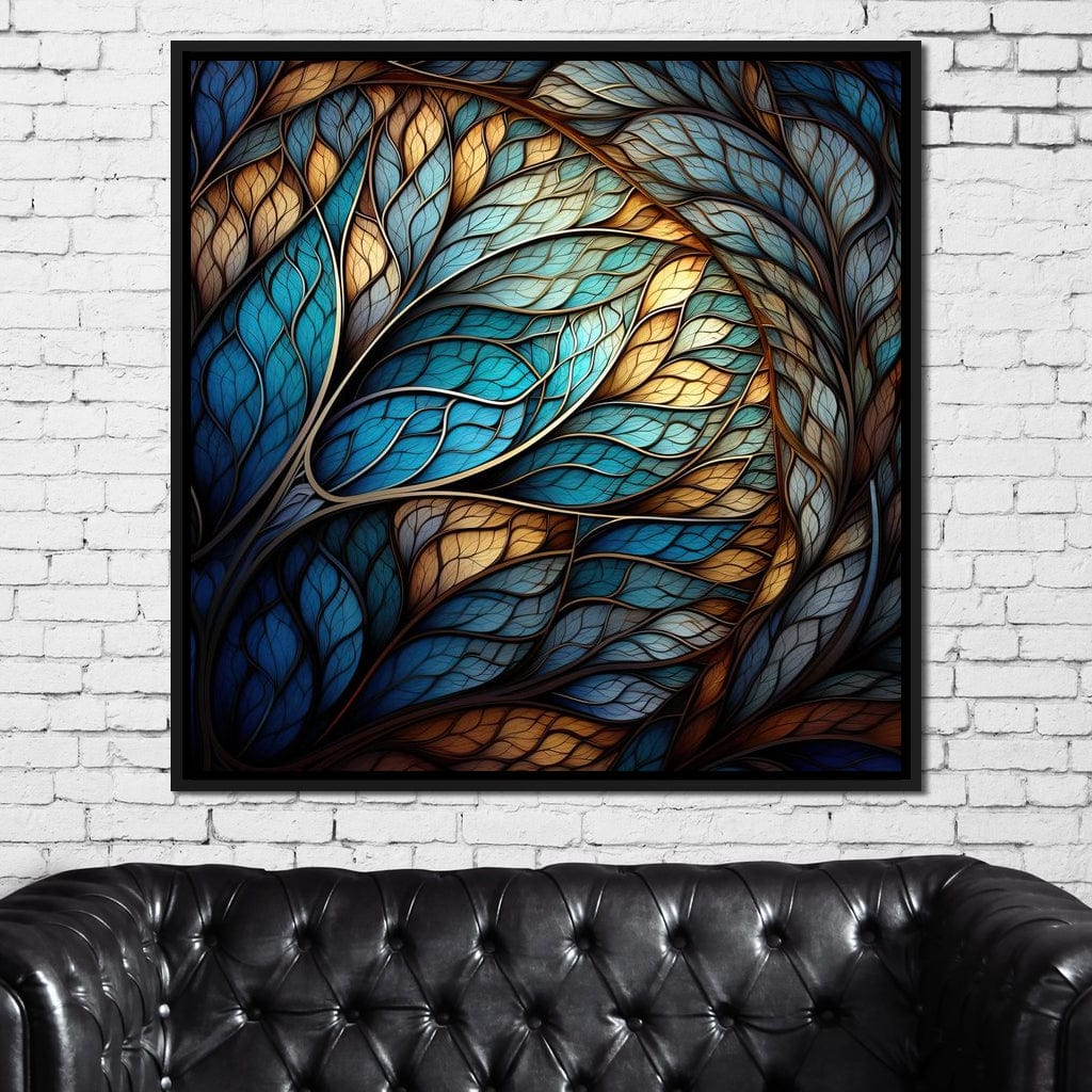 Mosaic Treescape Canvas Wall Art